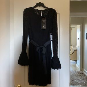 New with Tags Black Lace Shani Cocktail Dress, Size 14